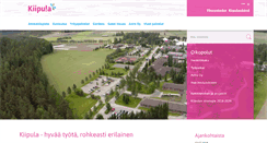 Desktop Screenshot of kiipula.fi