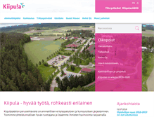 Tablet Screenshot of kiipula.fi